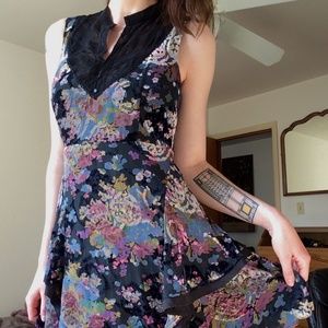 Free People Velvet Burnout Dress